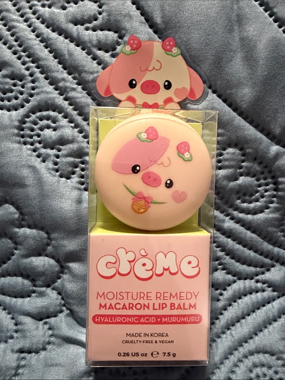 crème Moisture Remedy Macaron Lip Balm - Pink
